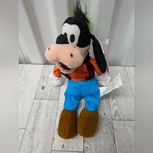 Disney Goofy Stuffed Animal - Black, White, Blue, Brown